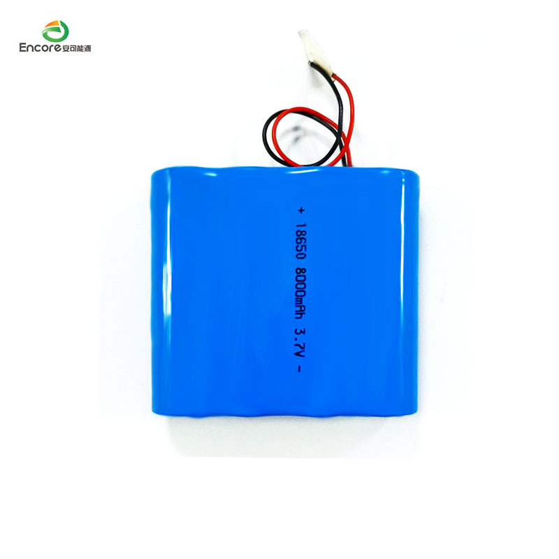 18650 8000mAh 3.7V Litium İon Batareya Paketi