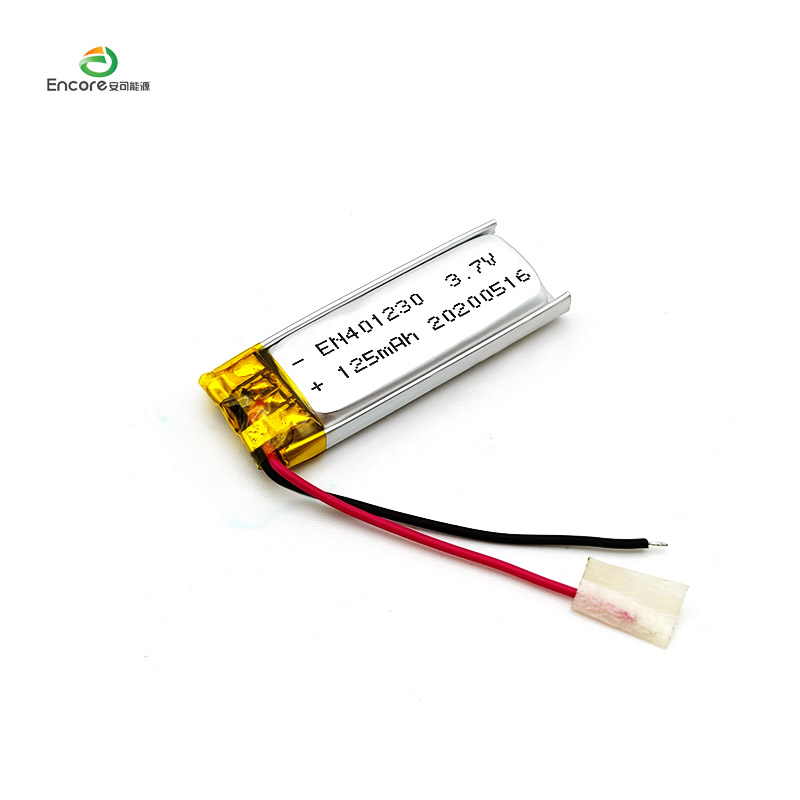 3.7v 125mah Ağıllı Geyinilə bilən Cihazlar Lipo Batareya