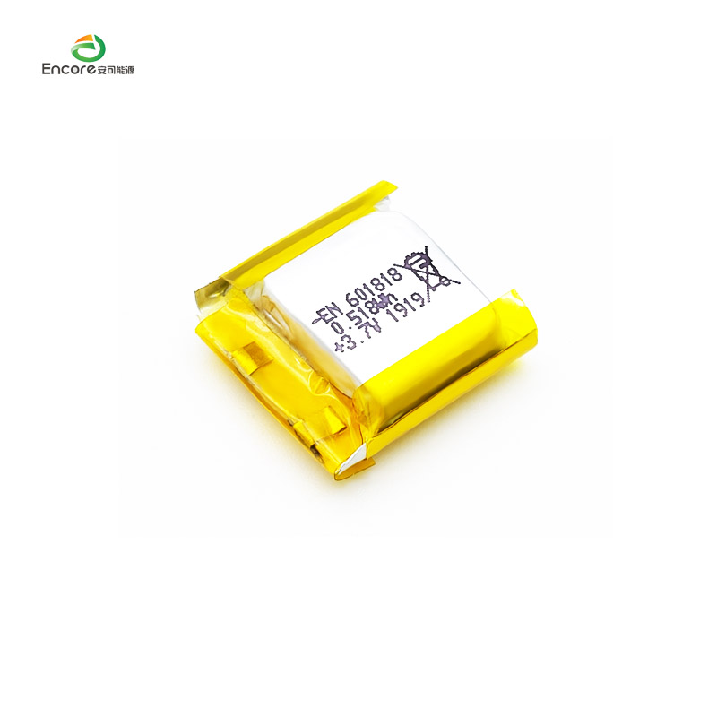 3.7v 140mah Lipo təkrar doldurulan litium polimer batareya