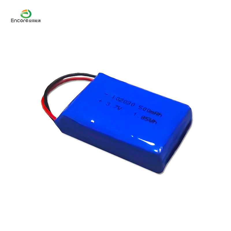 3.7v 500mah 1.85wh lipo batareya