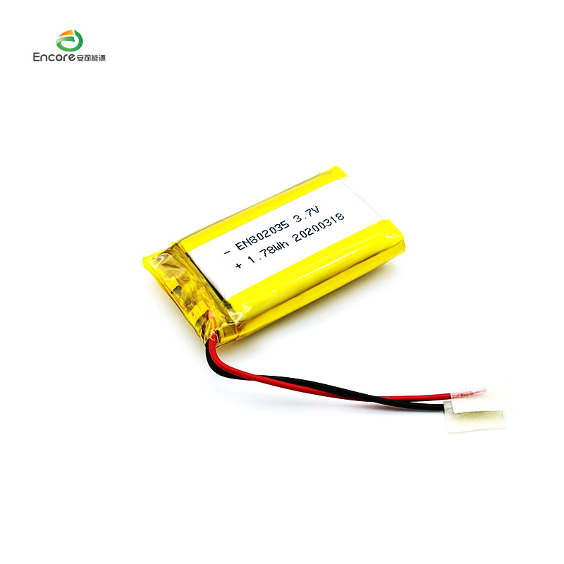 802035 3.7v 480mah Li Polimer Batareya